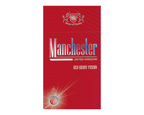 Manchester Red Berry (Манчестер Клубника Ментол с кнопкой)